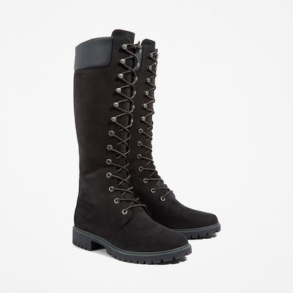 Timberland Women'S Timberland Premium 14-Inch Waterproof Boot Black Nubuck