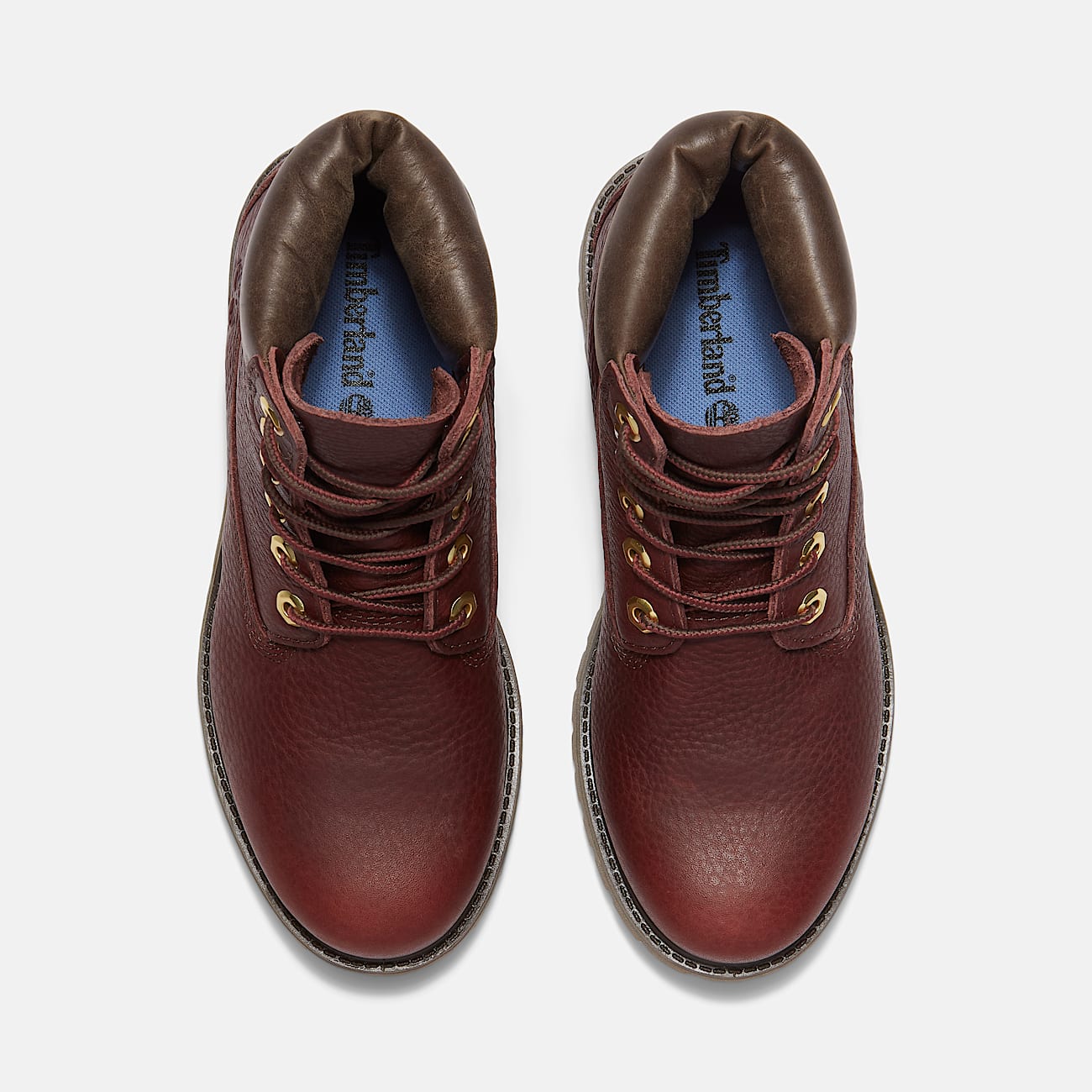 Timberland Women'S Timberland Premium 6-Inch Waterproof Boot Burgundy Full-Grain/Dark Brown