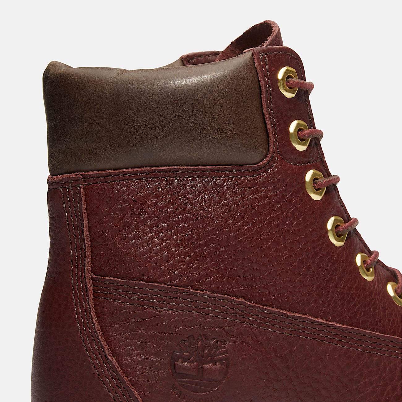 Timberland Women'S Timberland Premium 6-Inch Waterproof Boot Burgundy Full-Grain/Dark Brown