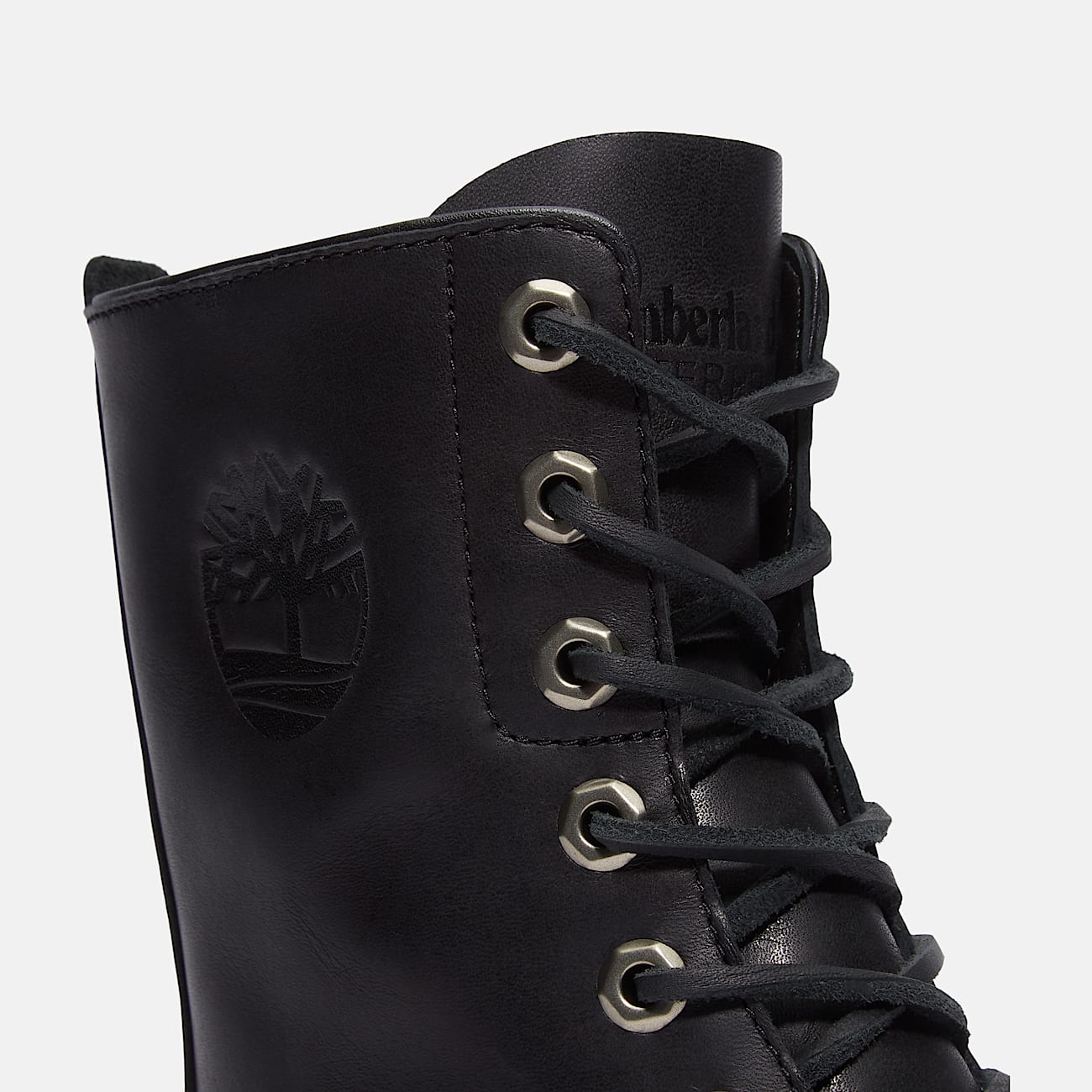 Timberland Women'S Timberland Premium 8-Inch Waterproof Boot Black Full-Grain