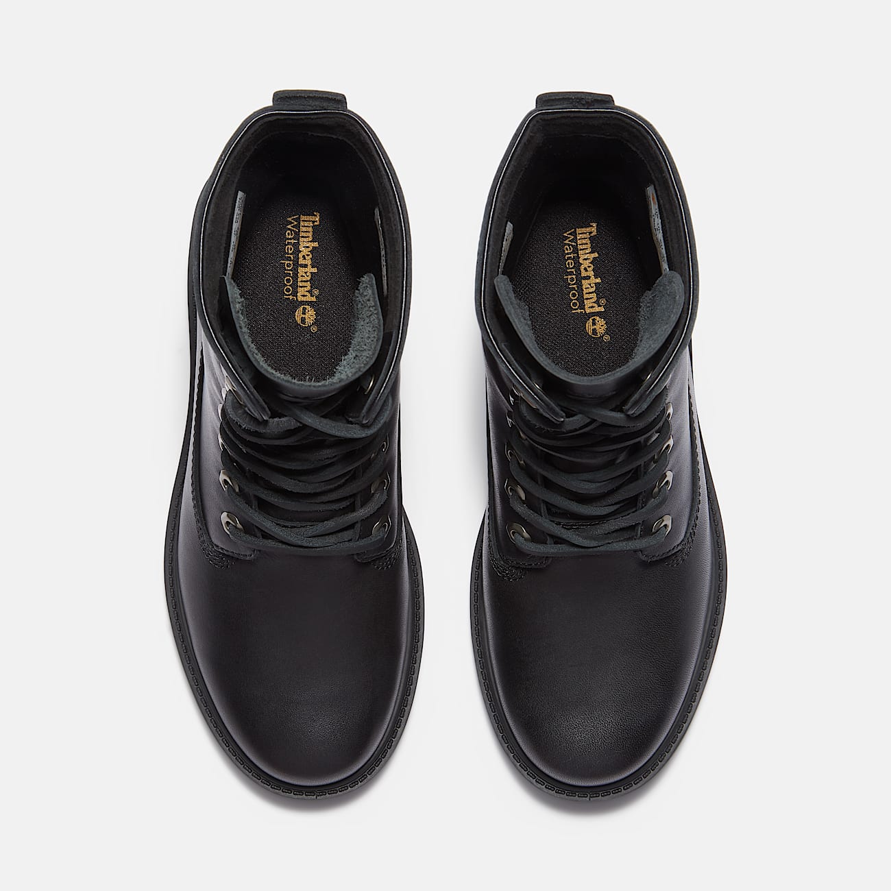 Timberland Women'S Timberland Premium 8-Inch Waterproof Boot Black Full-Grain