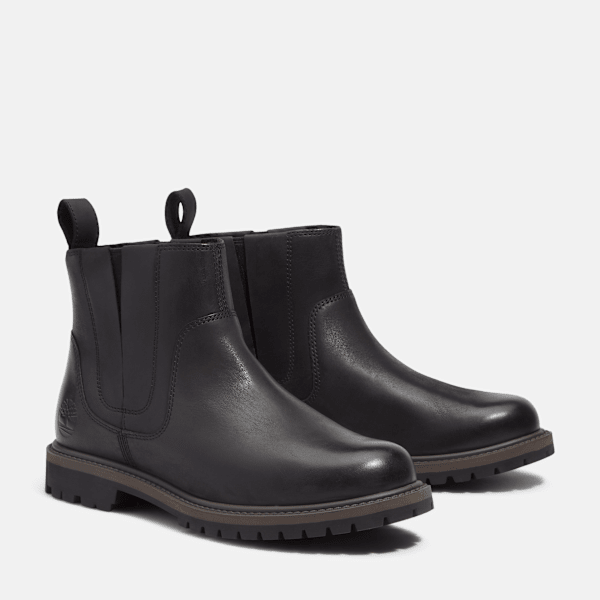 Timberland Premium Chelsea Boot Black Full-Grain Women'S