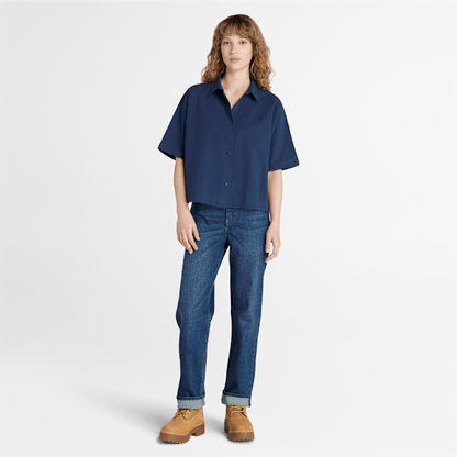 Timberland Straight-Fit Denim Pant Slate Blue Women'S