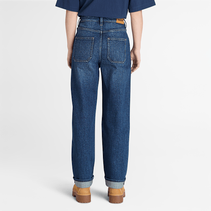 Timberland Straight-Fit Denim Pant Slate Blue Women'S