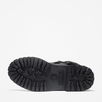 Timberland Warm-Lined Waterproof Roll-Top Boot Black Nubuck Women'S