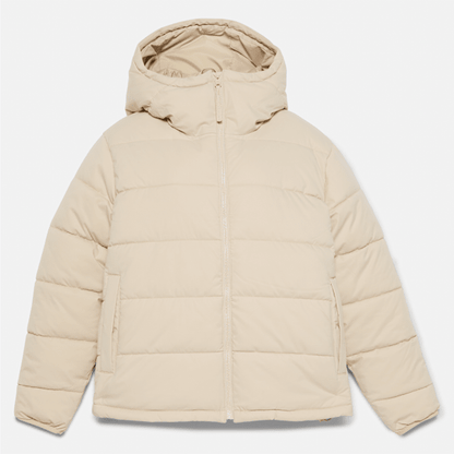 Timberland Water-Repellent Puffer Jacket Beige Women'S