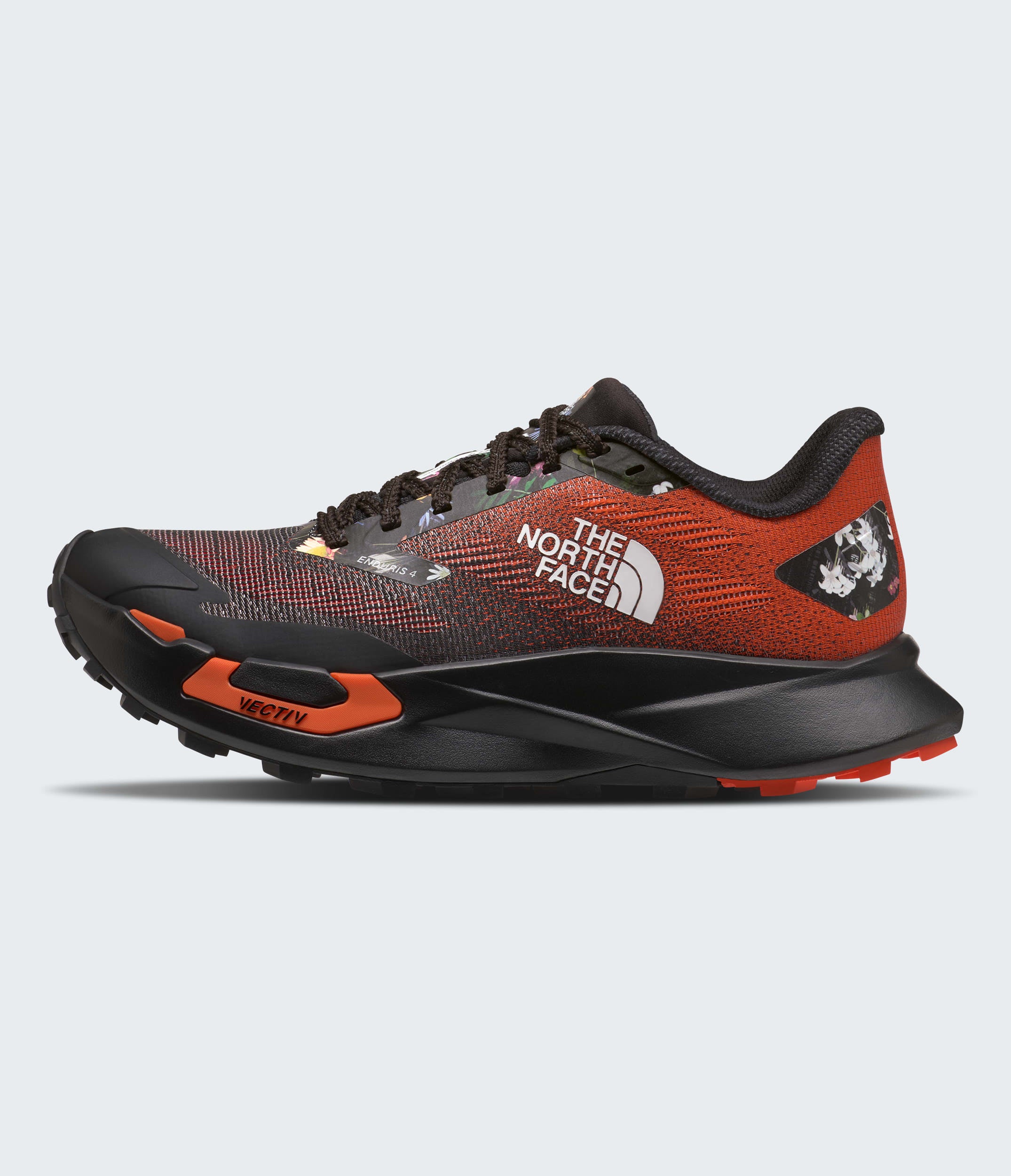 The North Face Womens Vectiv Enduris 4 Race Edition Shoes Alpine Floral Print Alpine Floral Print