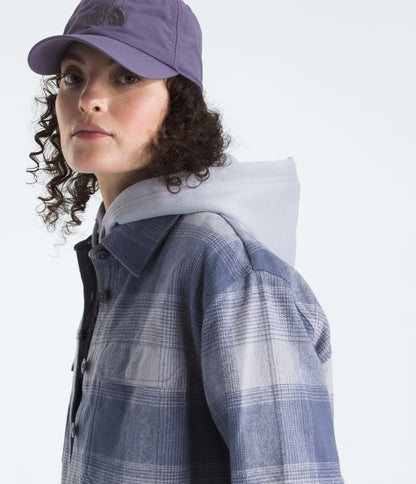 The North Face Women’s Valley Flannel Shirt—Plaid Twilight Galaxy TNF Shadow Plaid