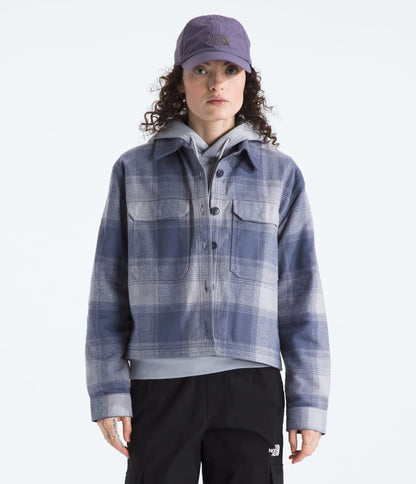 The North Face Women’s Valley Flannel Shirt—Plaid Twilight Galaxy TNF Shadow Plaid