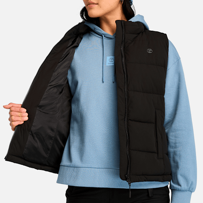 Timberland Water-Repellent Puffer Vest Black Women'S