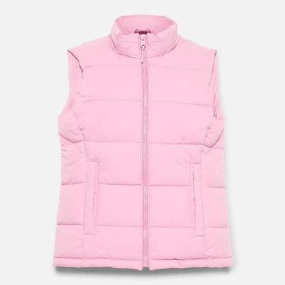 Timberland Water-Repellent Puffer Vest Dusty Rose Women'S