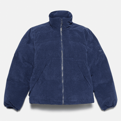 Timberland Welch Mountain Waterproof Corduroy Puffer Jacket Dark Navy Women'S