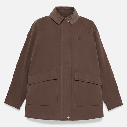Timberland Wenham Waterproof Barn Coat Chocolate Brown Women'S