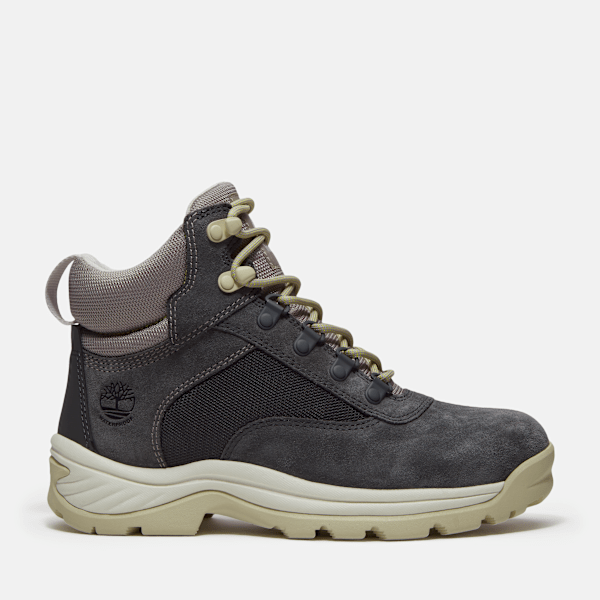 Timberland White Ledge Mid Waterproof Hiking Boot Dark Grey Suede Women'S