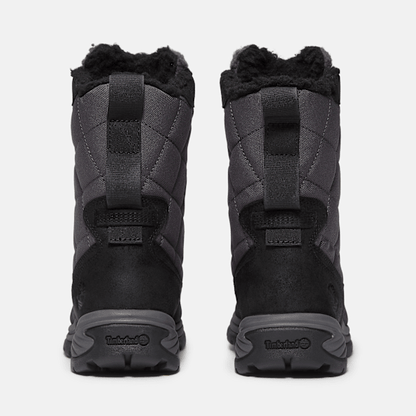 Timberland White Ledge Tall Waterproof Snow Boot Black Suede Women'S