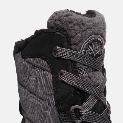 Timberland White Ledge Tall Waterproof Snow Boot Black Suede Women'S