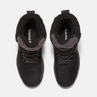 Timberland Women'S White Ledge Tall Waterproof Snow Boot Black Suede