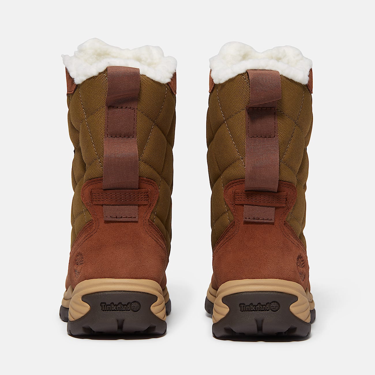 Timberland Women'S White Ledge Tall Waterproof Snow Boot Medium Brown Suede