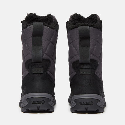 Timberland Women'S White Ledge Tall Waterproof Snow Boot Black Suede