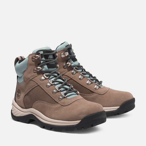 Timberland White Ledge Waterproof Hiking Boot Taupe Gray Women'S