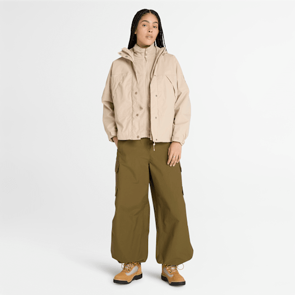 Timberland Winnick Waterproof 3-In-1 Jacket Beige Women'S