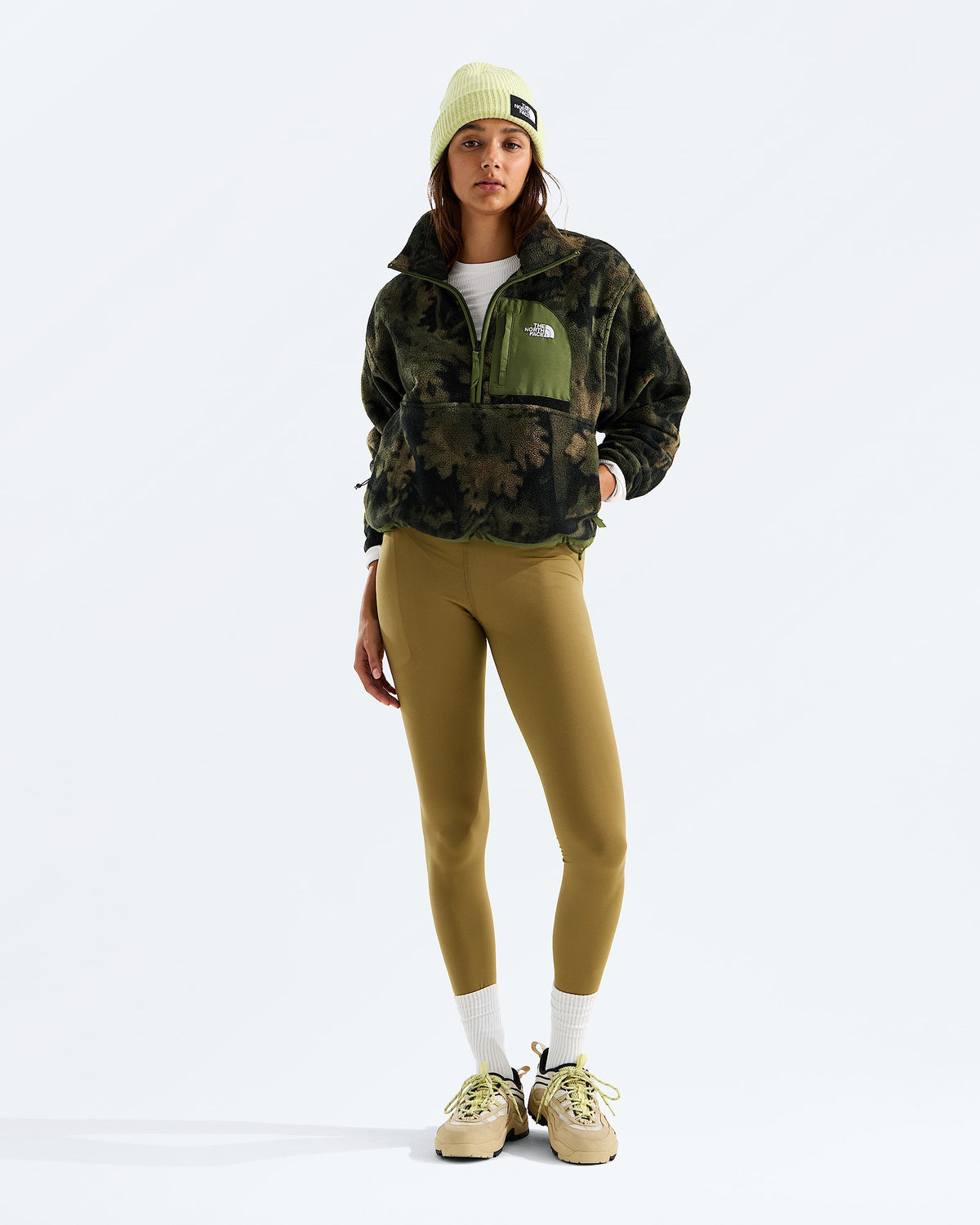 The North Face Women’s Yumiori Off Peak ½ Zip Jacket—Print