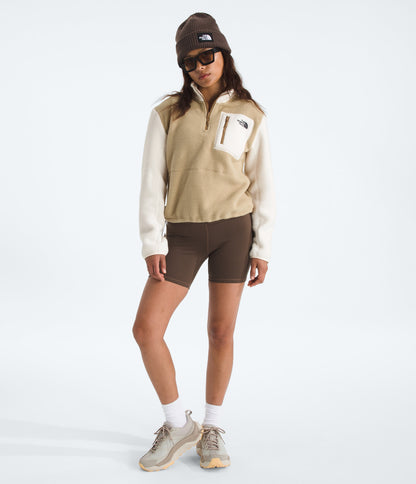 The North Face Women’s Yumiori ¼-Zip Khaki Stone