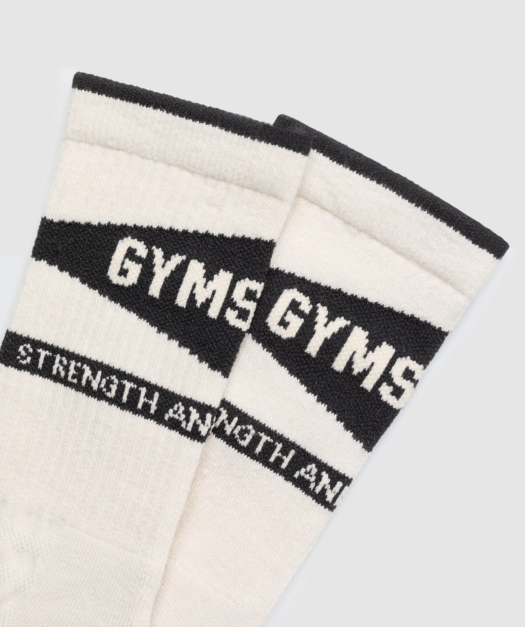 Women's Gymshark Craft Crew Single Oat White