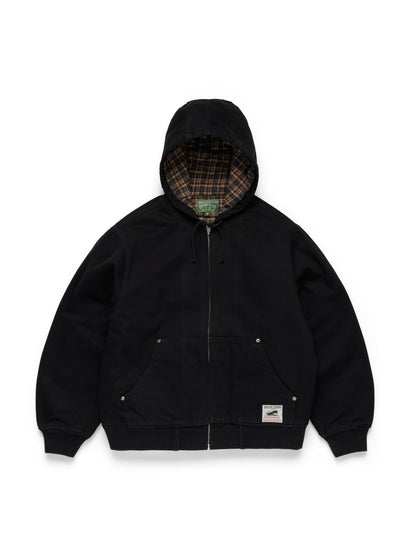 Denim Tears Brick Mason Workwear Zip Jacket Black