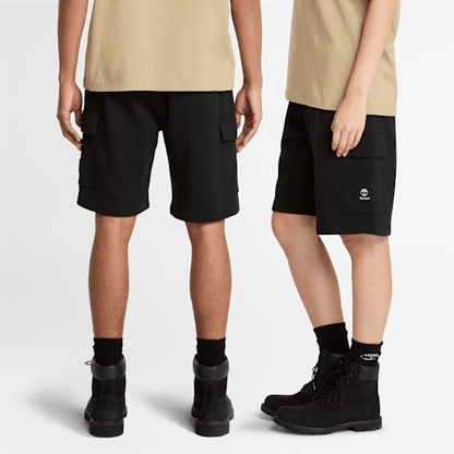 Timberland Woven Badge Cargo Sweatshort Black