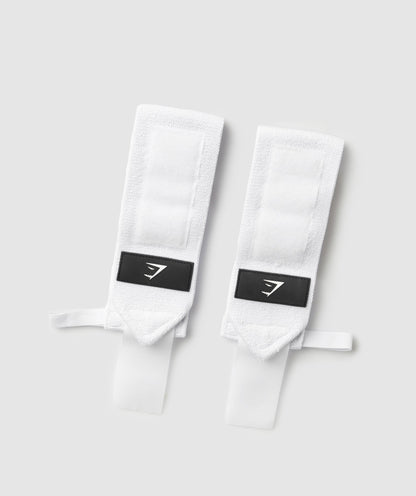 Women's Gymshark Wrist Straps White