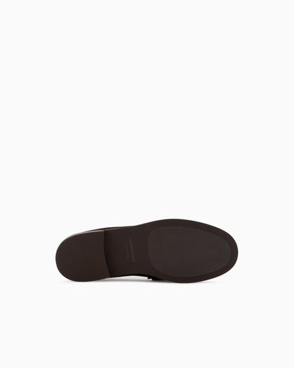 Emporio Armani Suede Loafers Brown