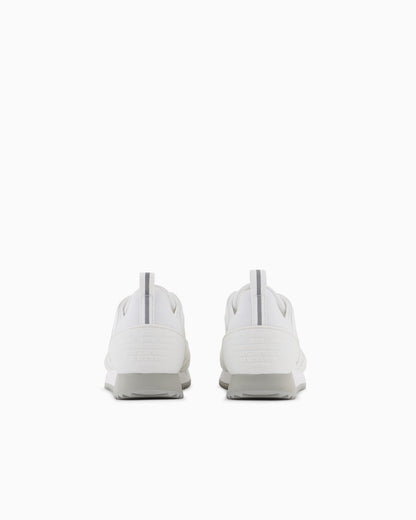 Ea7 Black And White Carbon Sneakers White