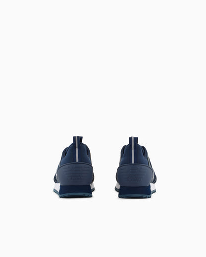 Ea7 Black And White Carbon Sneakers Navy Blue