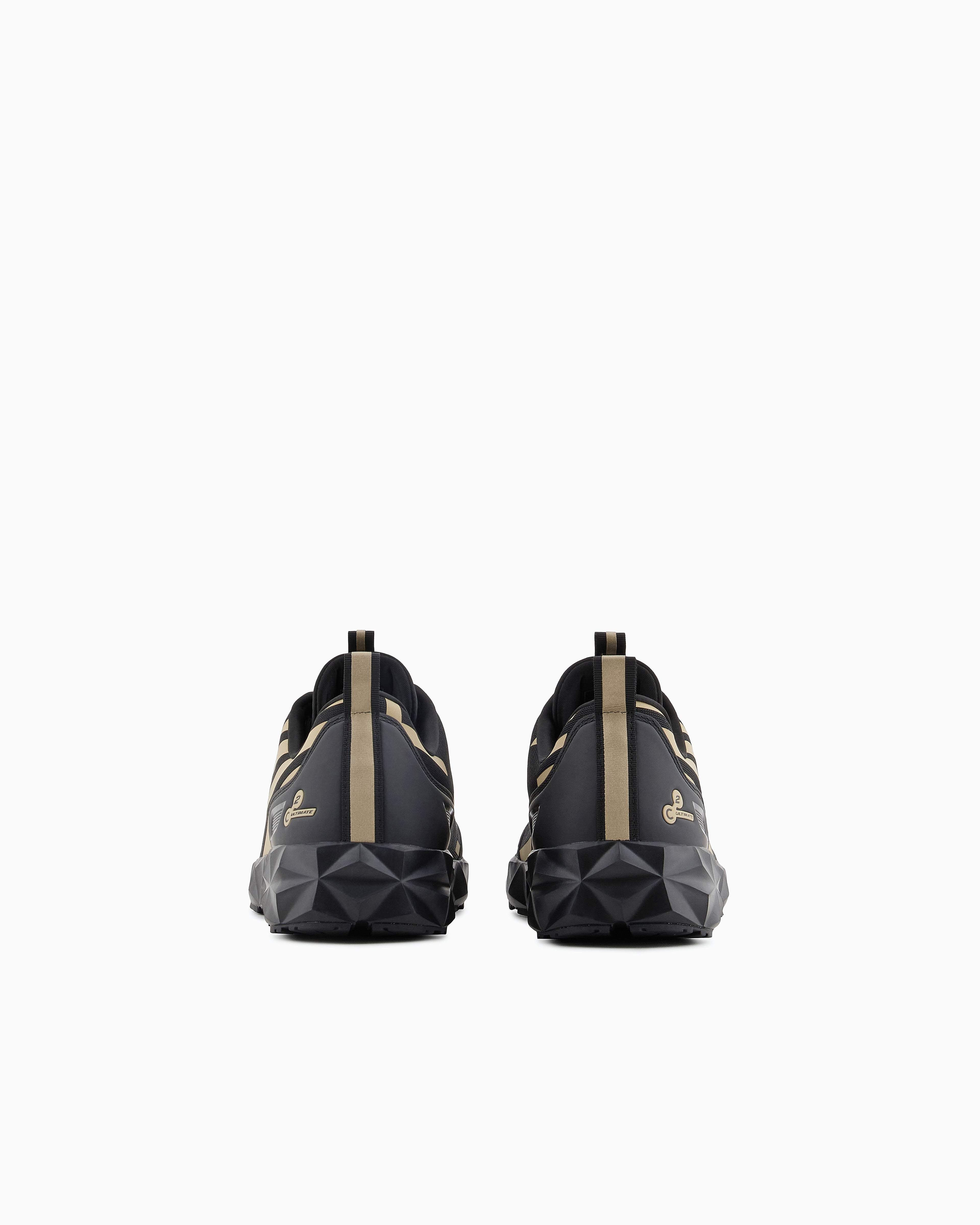Ea7 Running Sneaker With Ultralight Sole Ultimate C2 Kombat New Black