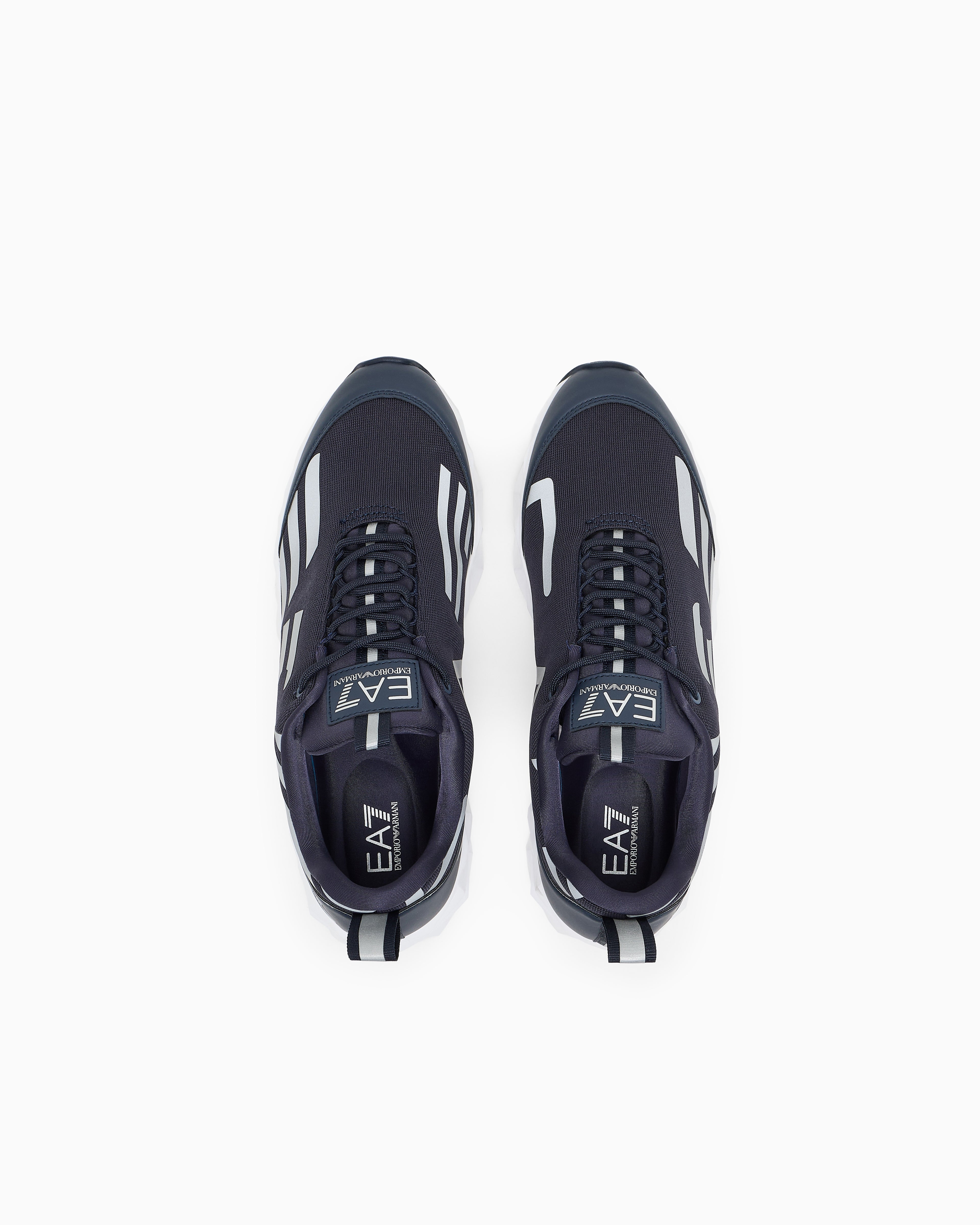 Ea7 Running Sneaker With Ultralight Sole Ultimate C2 Kombat New Blue