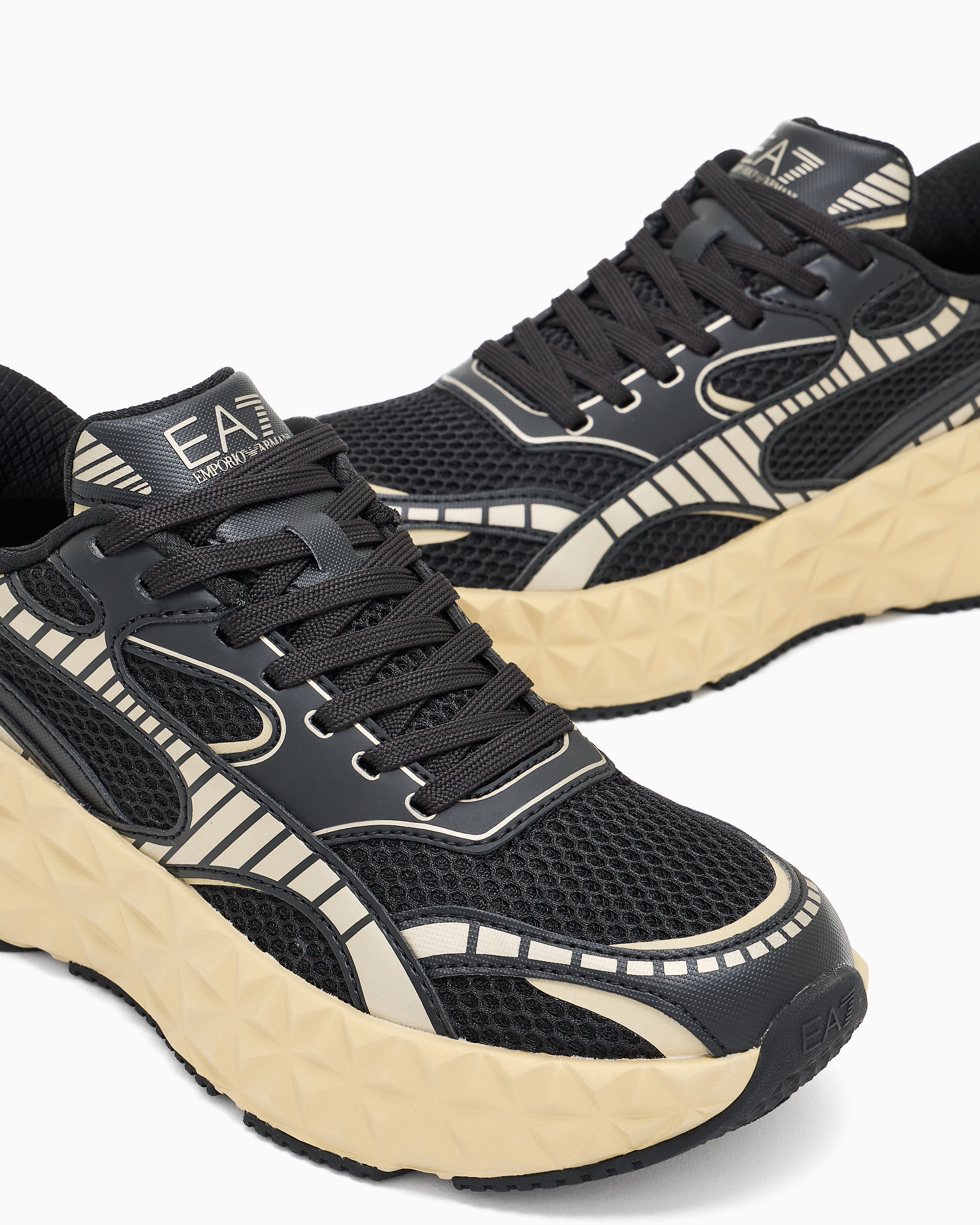 Ea7 Ultimate C2 Kombat Tech Sneakers Gold