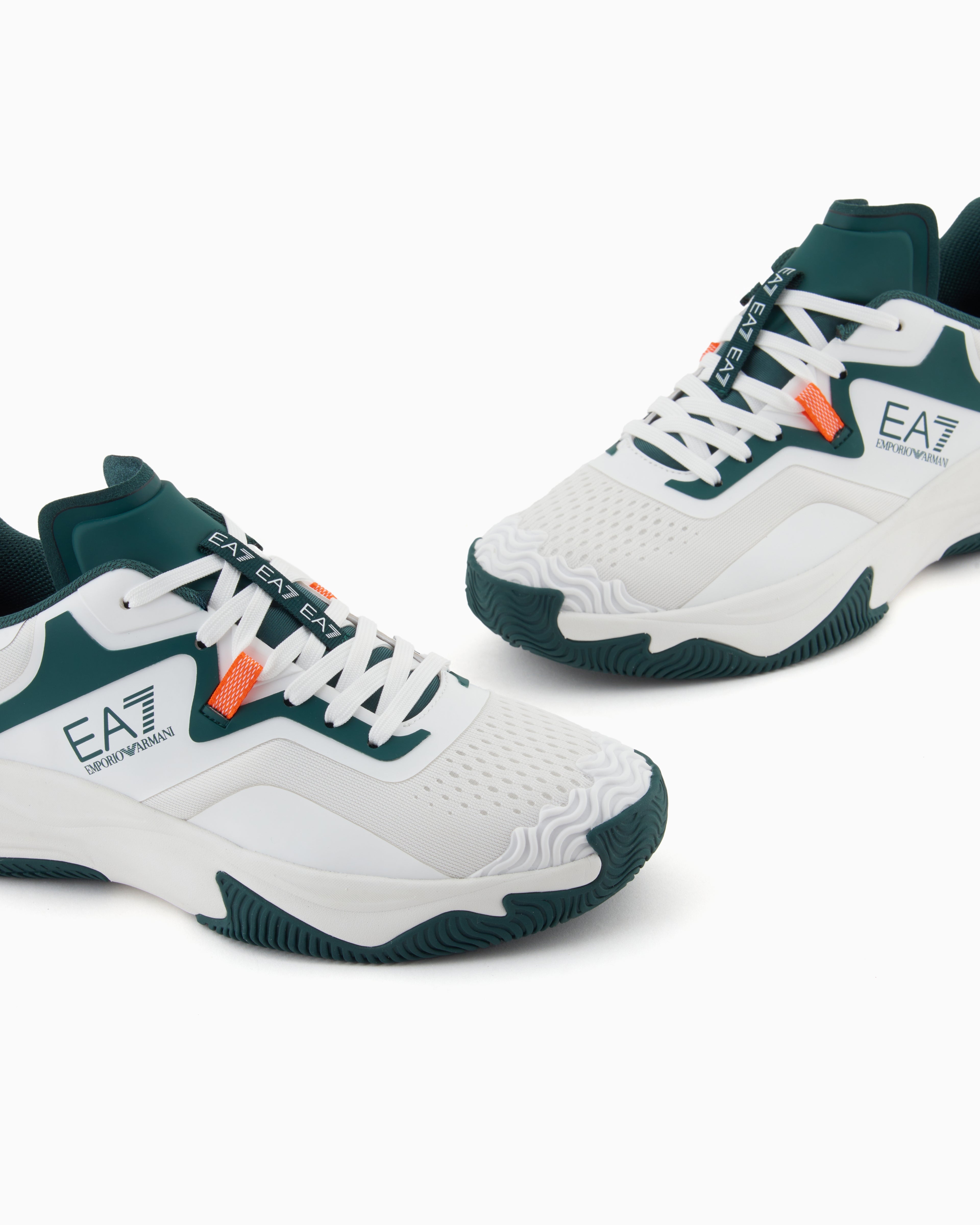 Ea7 Hard Tennis/Padel Sneakers White