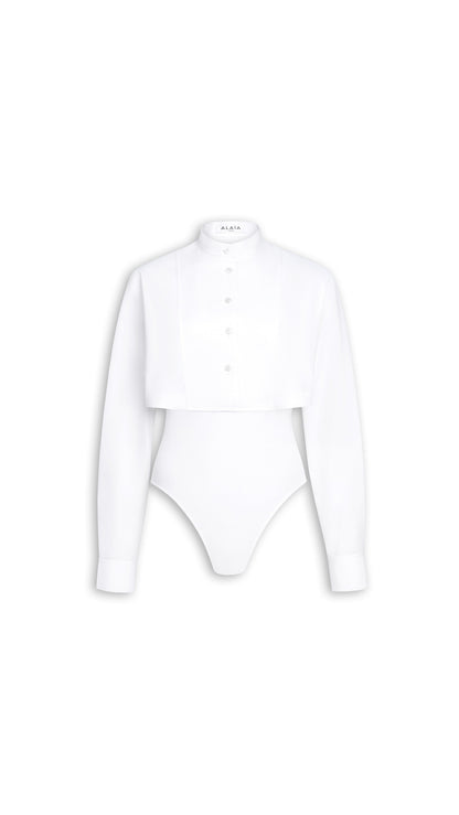 Alaïa Layer Cotton Poplin Shirt