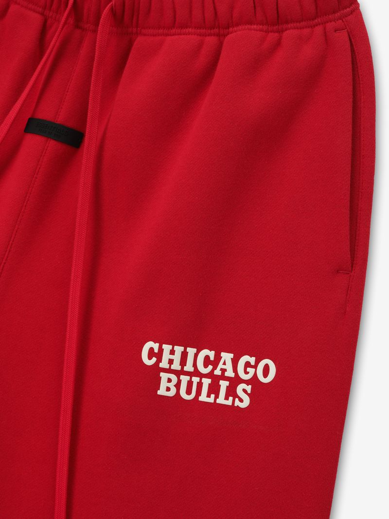 Essentials Bulls Lounge Sweatpant Red
