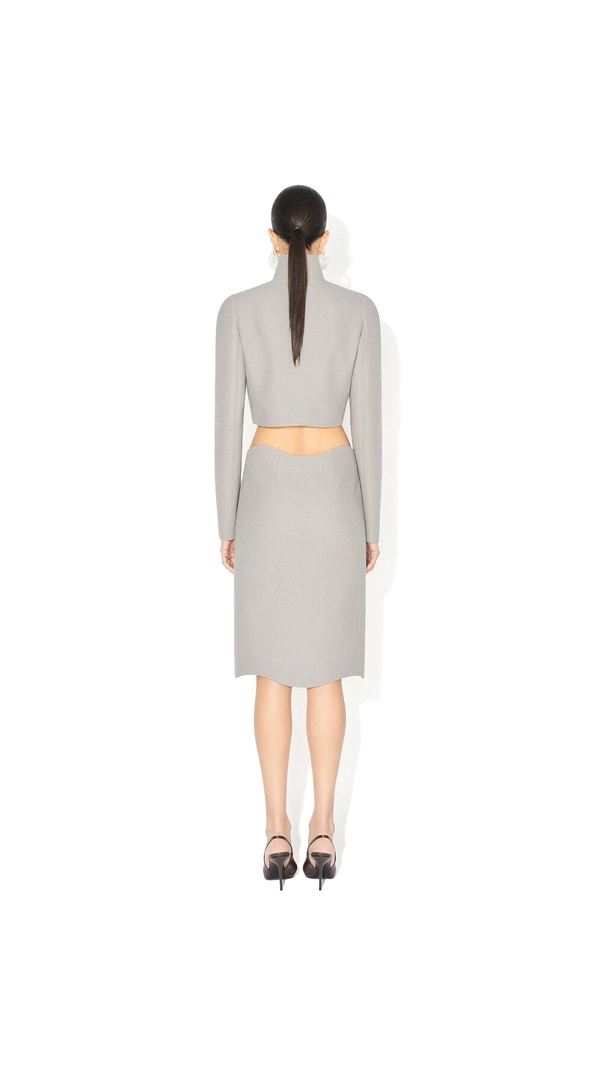 Alaïa Wool Crepe Tailored Jacket