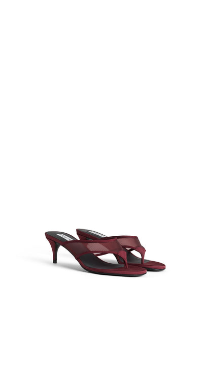 Alaïa Mules Tong In Mesh