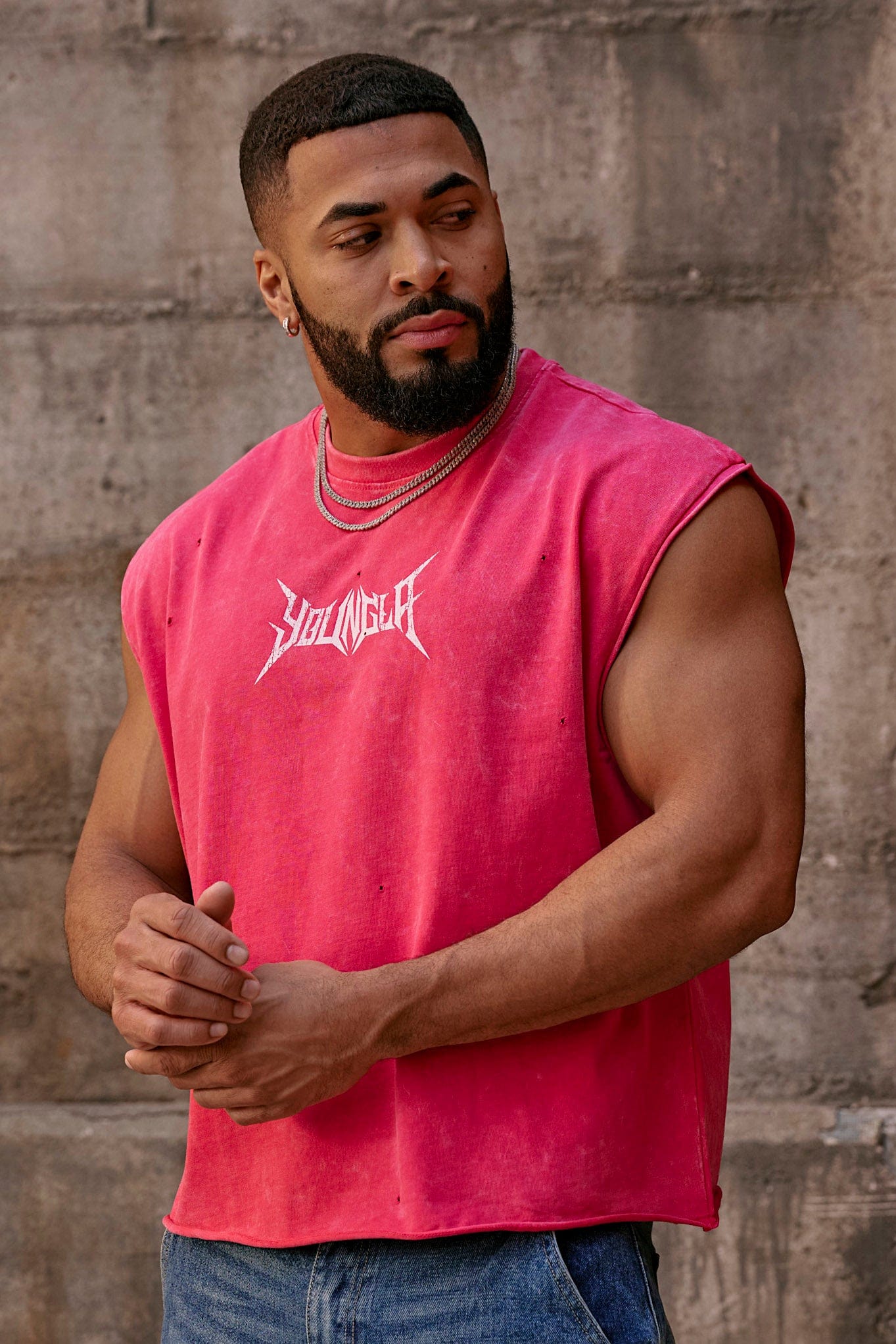 YoungLA 3049 - Essential Cut-Offs Pink Wash