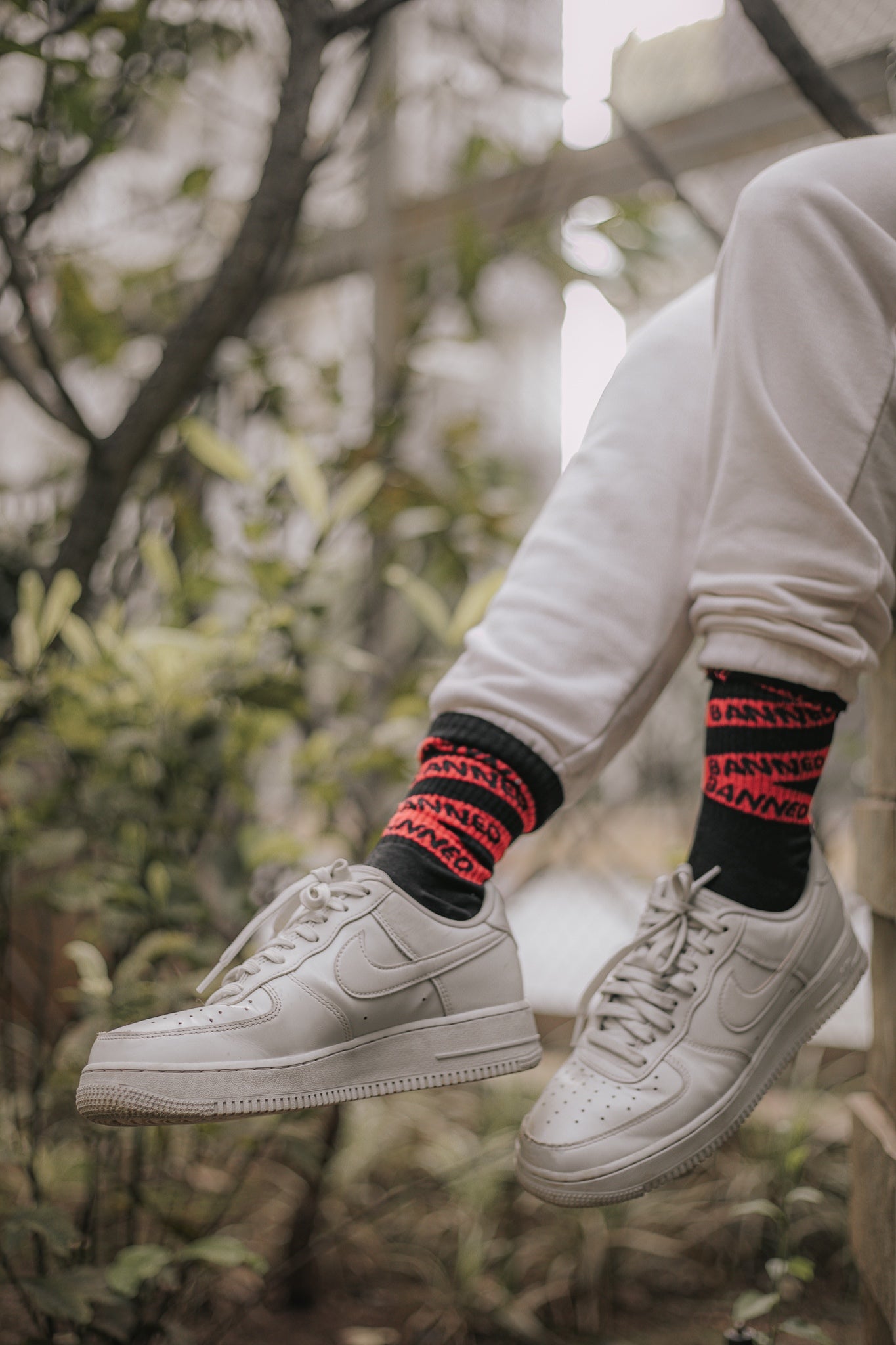 Chicago- Mocha- Banned Socks  no