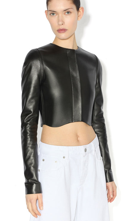 Alaïa Round Denim Jeans