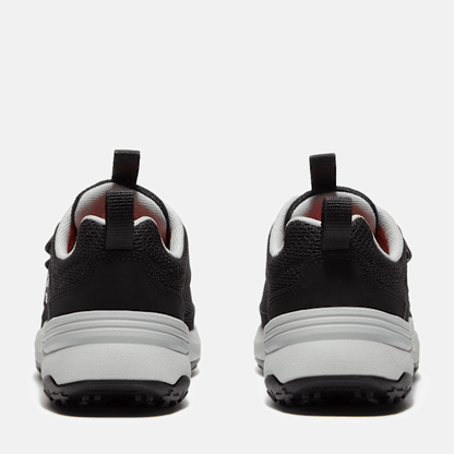 Timberland Youth Motion Access Hook-And-Loop Sneaker Black Mesh