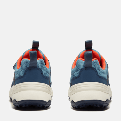 Timberland Youth Motion Access Hook-And-Loop Sneaker Medium Blue Mesh