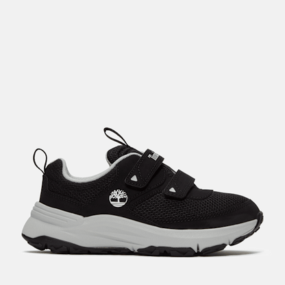 Timberland Youth Motion Access Hook-And-Loop Sneaker Black Mesh