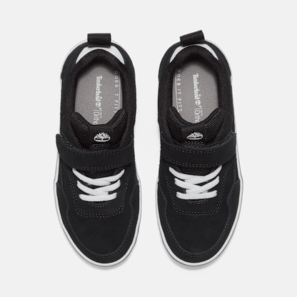 Timberland Youth Stone Jump Sneaker Black Suede