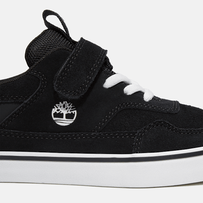 Timberland Youth Stone Jump Sneaker Black Suede
